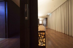 beautiful hall with wooden flooring