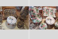 Bambusz űlőgarnitúra felújítása